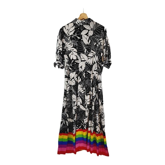 Eloquii Pants - Eloquii Romper With Attached Rainbow Train Women Size 14 Festival (With Flaw)
